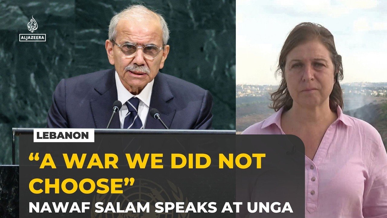 Lebanon PM tells UN his country is in a war it did not choose