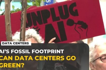 Climate activists demand “unplug AI” as data centers drive fossil fuel use