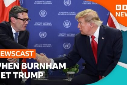 What happened when UK Prime Minister Andy Burnham met US President Donald Trump? | BBC Newscast
