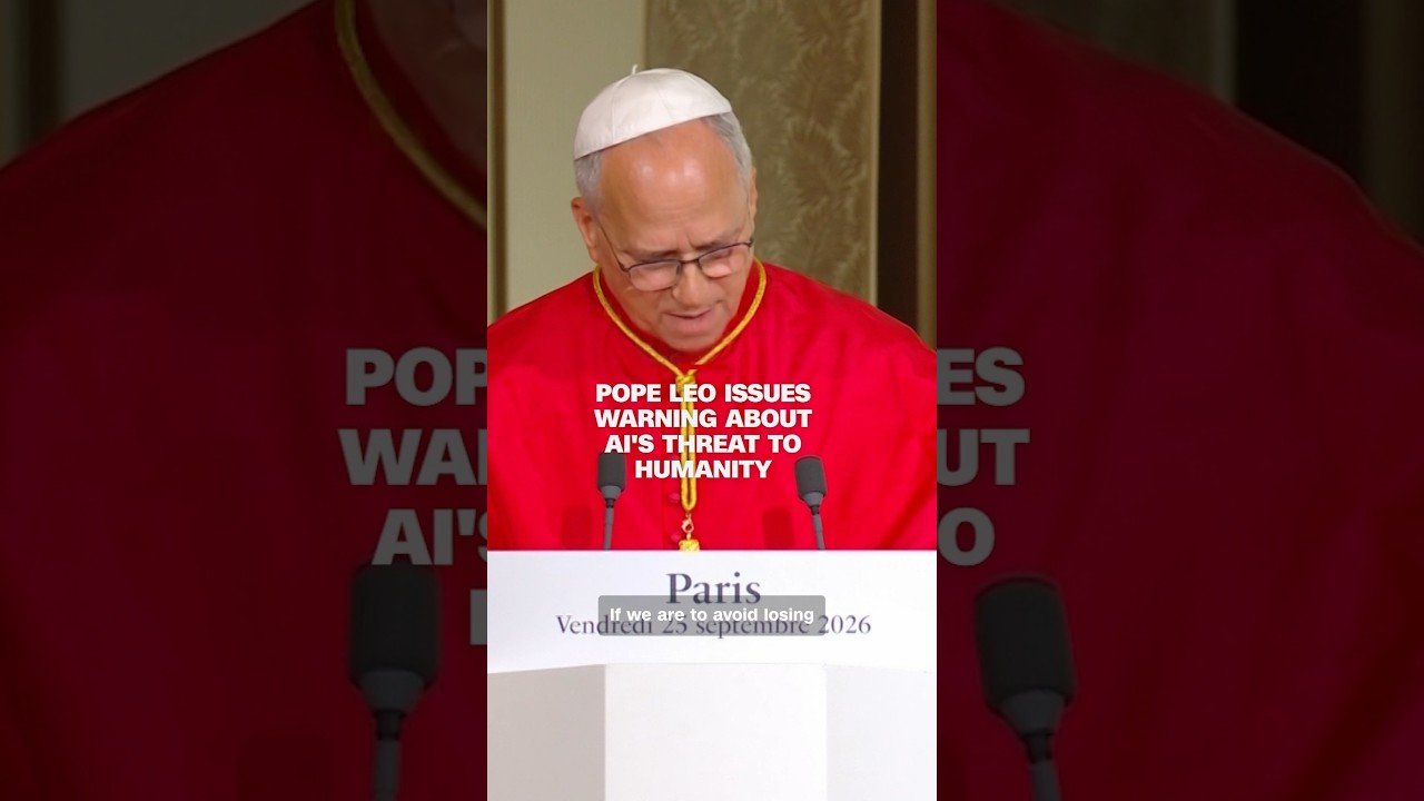 Pope Leo issues warning about AI’s threat to humanity