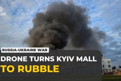 Russian drones hit Kyiv mall, homes and offices in grim day of strikes