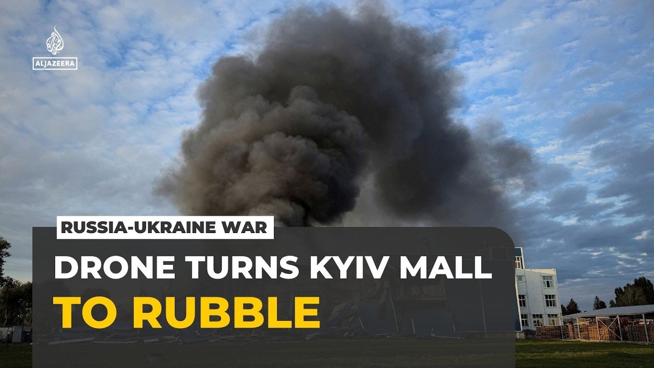 Russian drones hit Kyiv mall, homes and offices in grim day of strikes