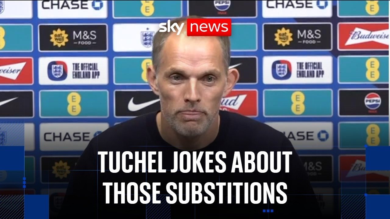 England manager Thomas Tuchel holds his first news conference since World Cup