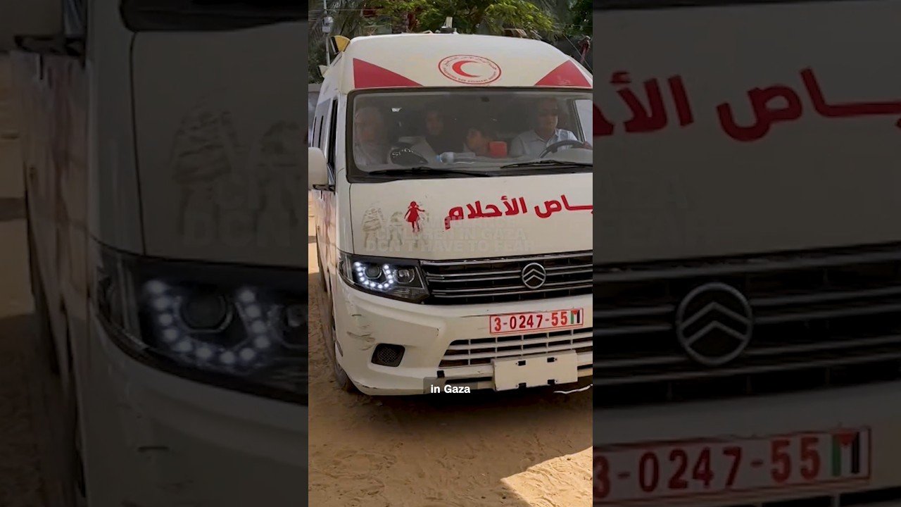 An ambulance children in Gaza don’t have to fear