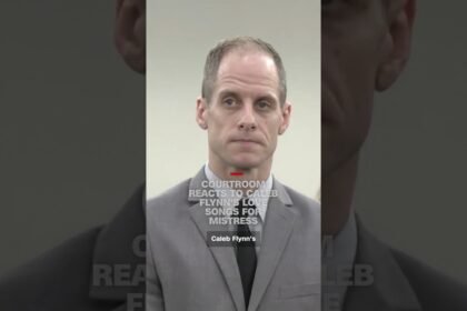 Courtroom reacts to Caleb Flynn's love songs for mistress