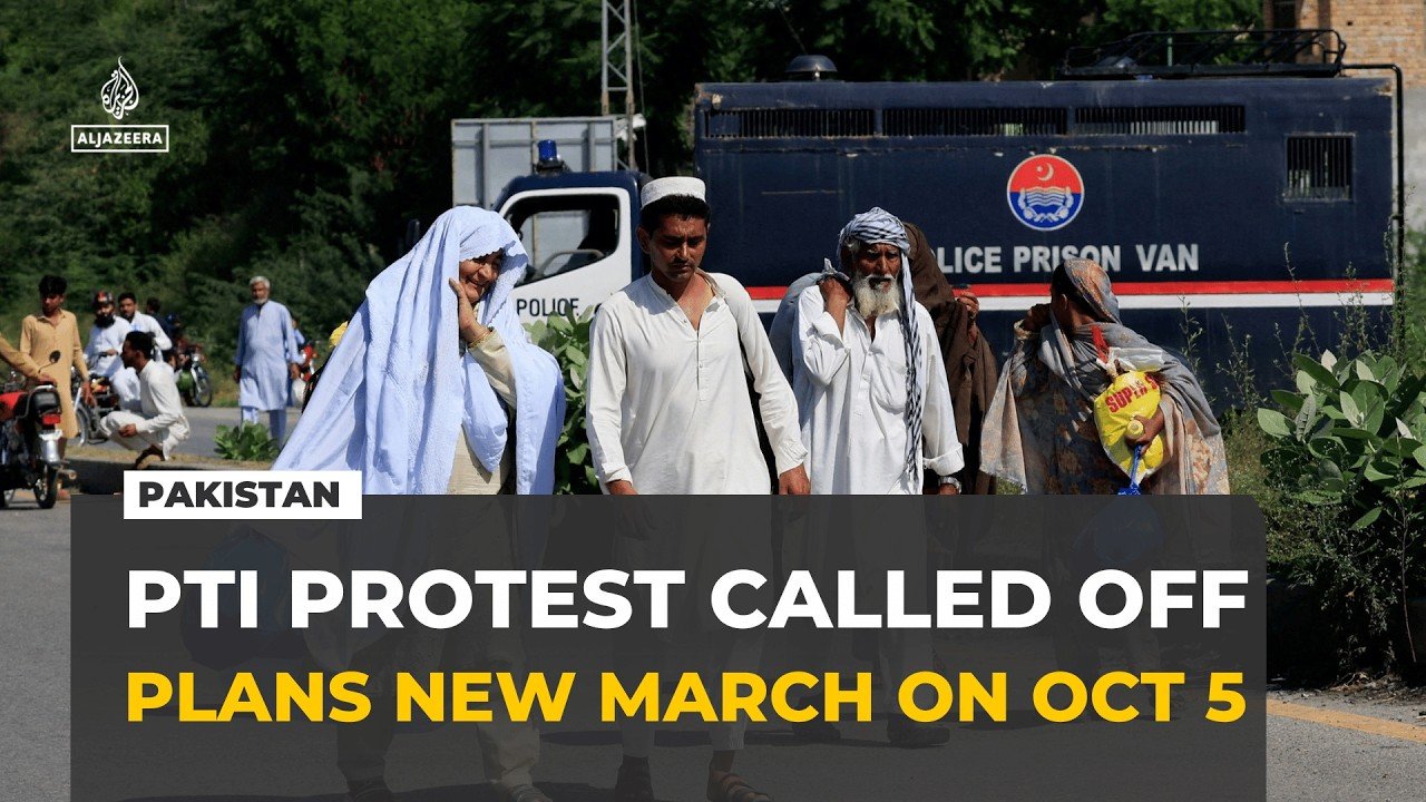 Imran Khan's PTI party calls off Islamabad protest, plans new march