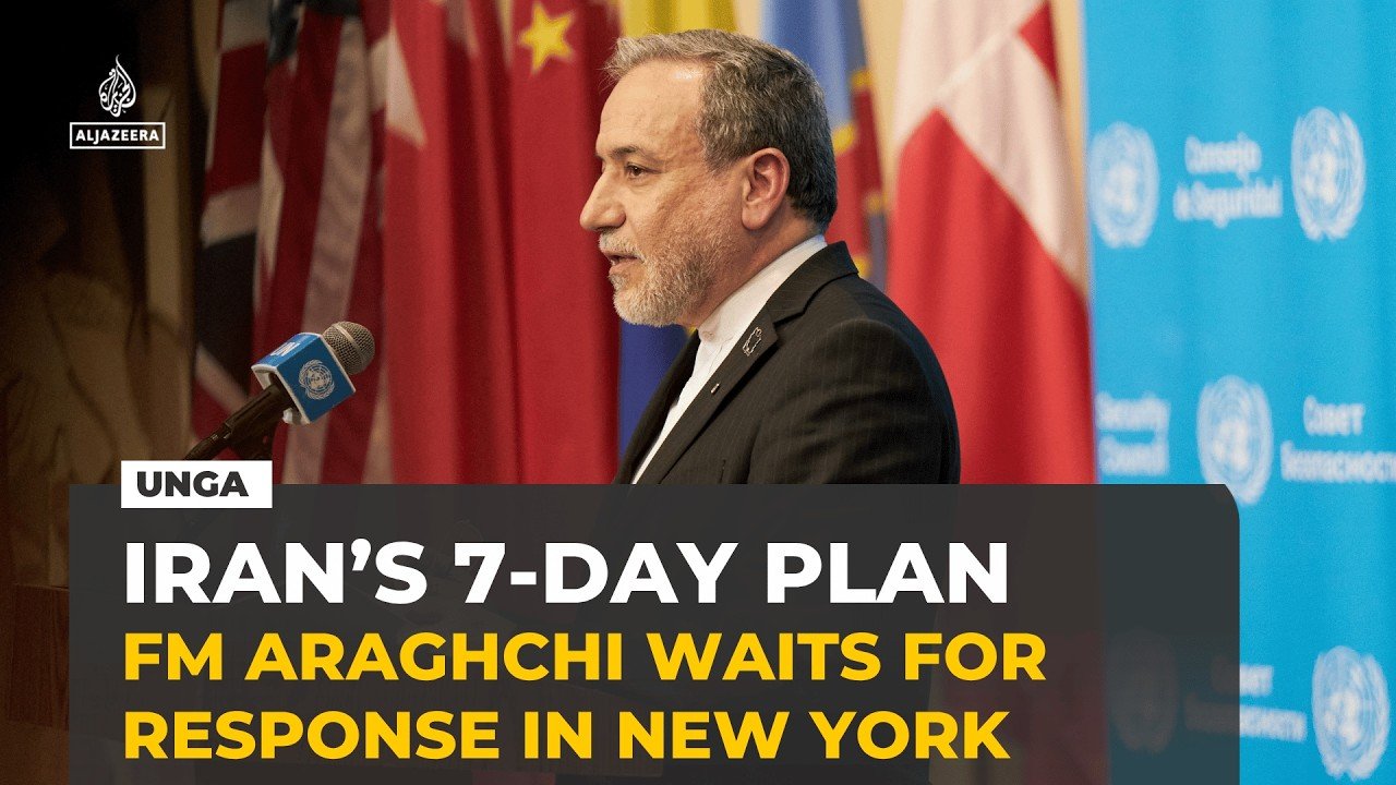 Iran's foreign minister waits in New York for a US response