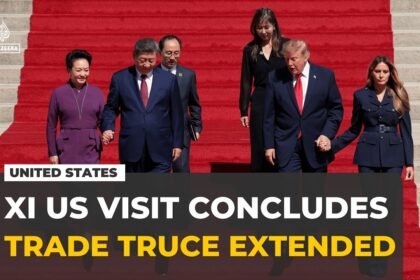 Trump and Xi extend trade truce to January after high-profile Washington visit