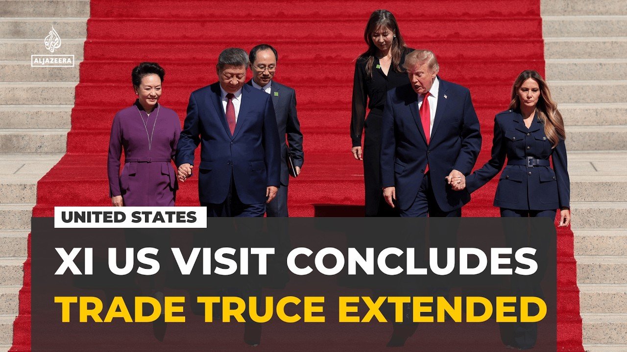 Trump and Xi extend trade truce to January after high-profile Washington visit