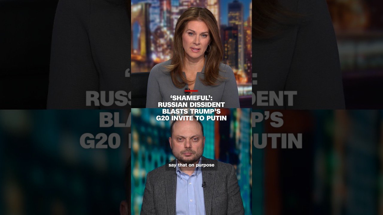 ‘Shameful’: Russian Dissident Blasts Trump’s G20 Invite to Putin