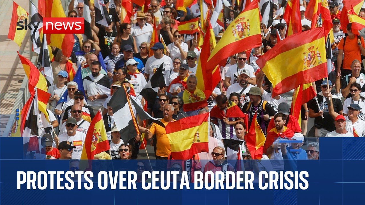 Ceuta migration crisis | Thousands of protesters march in Madrid