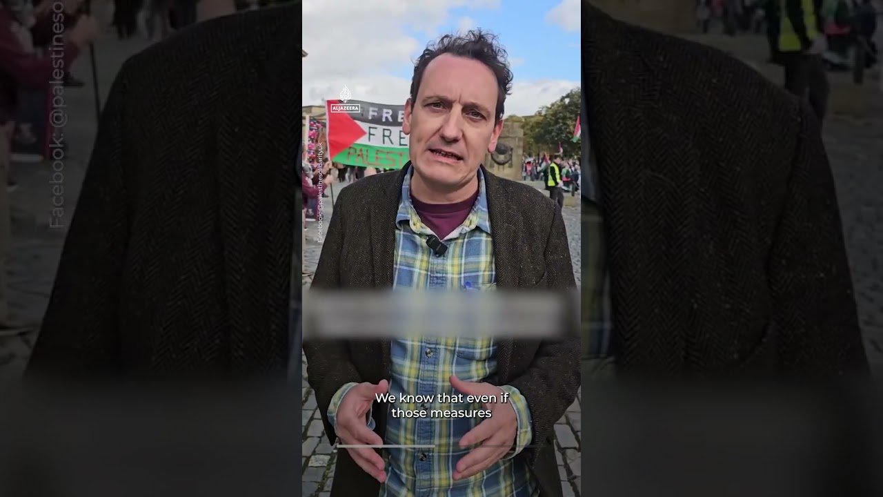 ‘Stop arming Israel’: Pro-Palestine protesters march on Labour conference