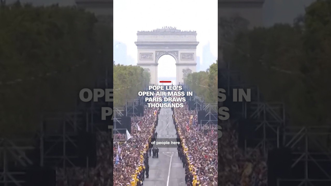 Pope Leo's open-air mass in Paris draws thousands
