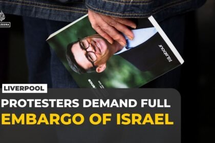 Liverpool marchers demand full UK arms embargo on Israel