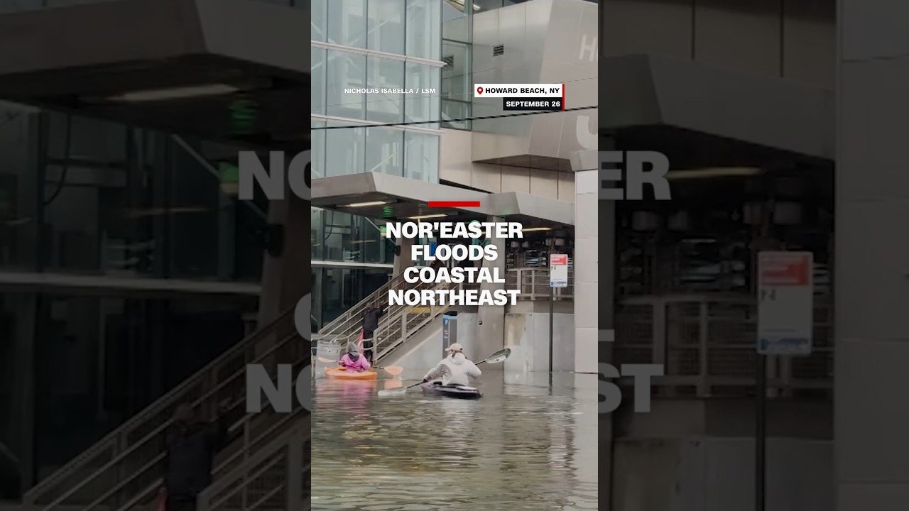 Nor'easter floods coastal northeast