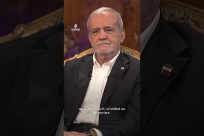 Pezeshkian says Iran ‘no longer trusts talks with Washington’ | AJ #shorts