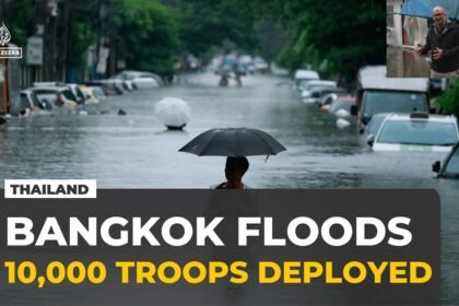 More than 10,000 troops deployed as flooding swamps Bangkok