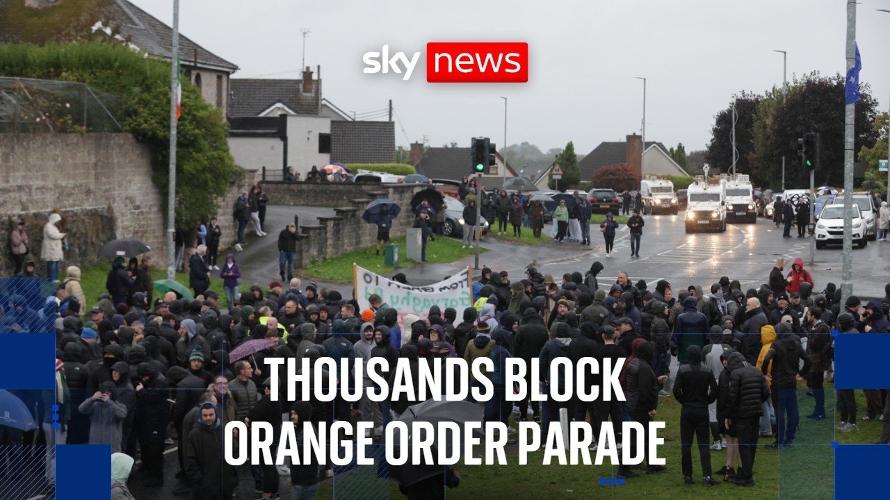 Portadown standoff: Orange Order parade blocked