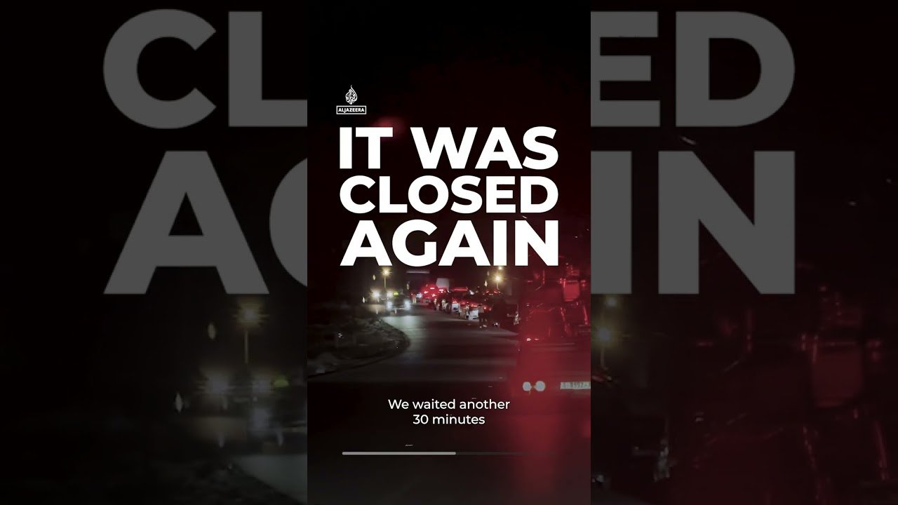 Stuck between Israeli military checkpoints