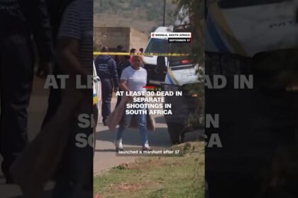At least 30 dead in separate shootings in South Africa