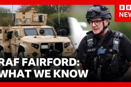 RAF Fairford incident: US military 'working closely' with UK | BBC News