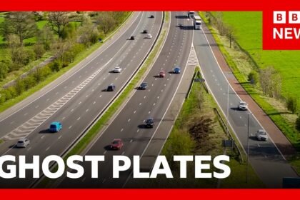 Thousands of illegal 'ghost plates' on cars revealed by new cameras | BBC News