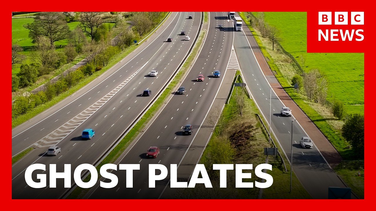 Thousands of illegal 'ghost plates' on cars revealed by new cameras | BBC News