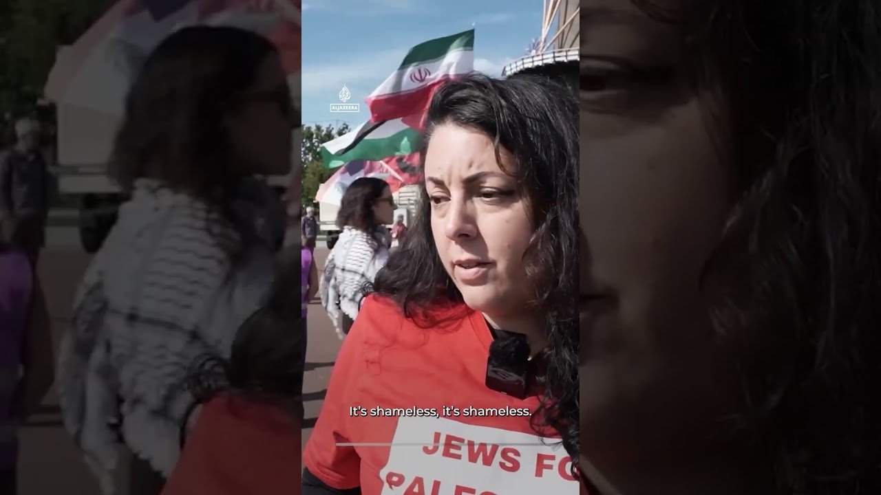 Dutch protestors demand tougher action against Israel | AJ #shorts