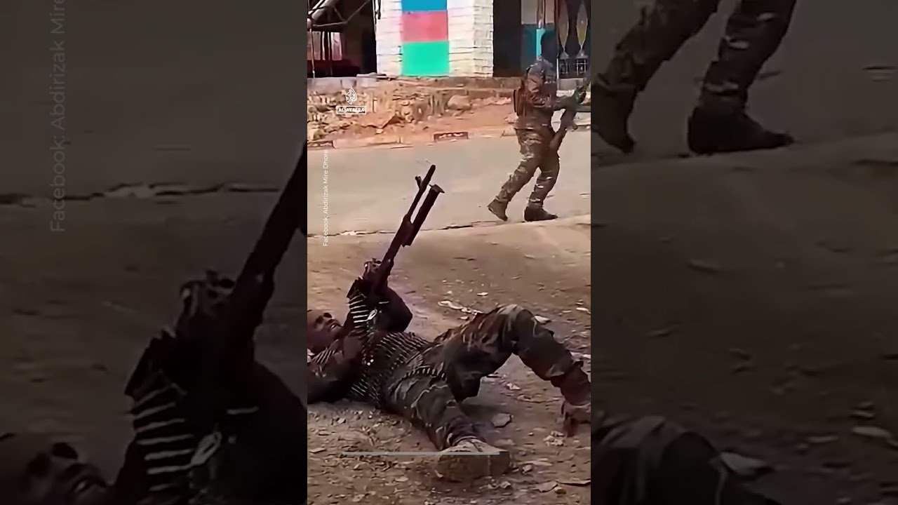 Fighting between rival forces in Somalia’s Baidoa | AJ #shorts