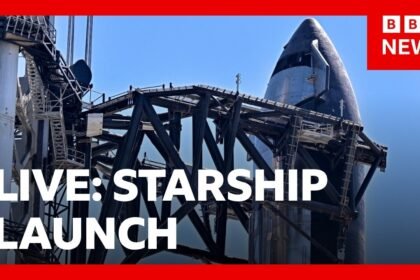 LIVE: SpaceX 'Starship' to launch in first attempt to reach Earth's orbit | BBC News