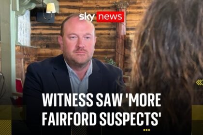 Farmer who called emergency services in Fairford incident speaks to Sky News