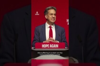 Miliband calls Palestinian suffering ‘stain on conscience of world’ | AJ #shorts