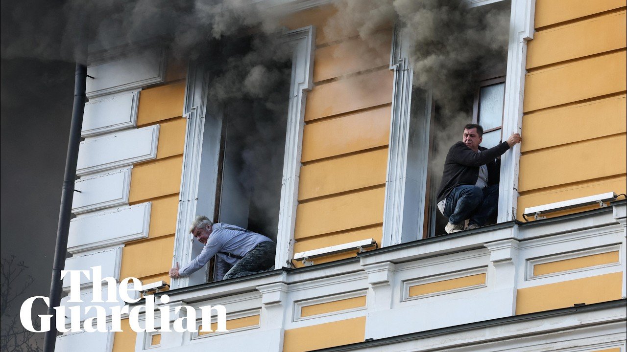 Russian drone hits academy of sciences in Kyiv, killing one