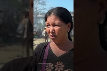 At least 33 killed after Myanmar military air strike hits market | AJ #shorts