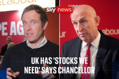 UK has 'stocks we need' of diesel, the chancellor tells Sky News