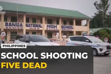 Philippines school shooting leaves five dead and 17 injured