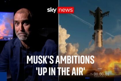 Musk's ambitions 'up in the air' despite Starship launch into orbit