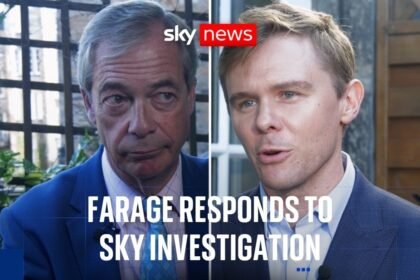 Farage responds to Sky's investigation into Reform-run Durham council