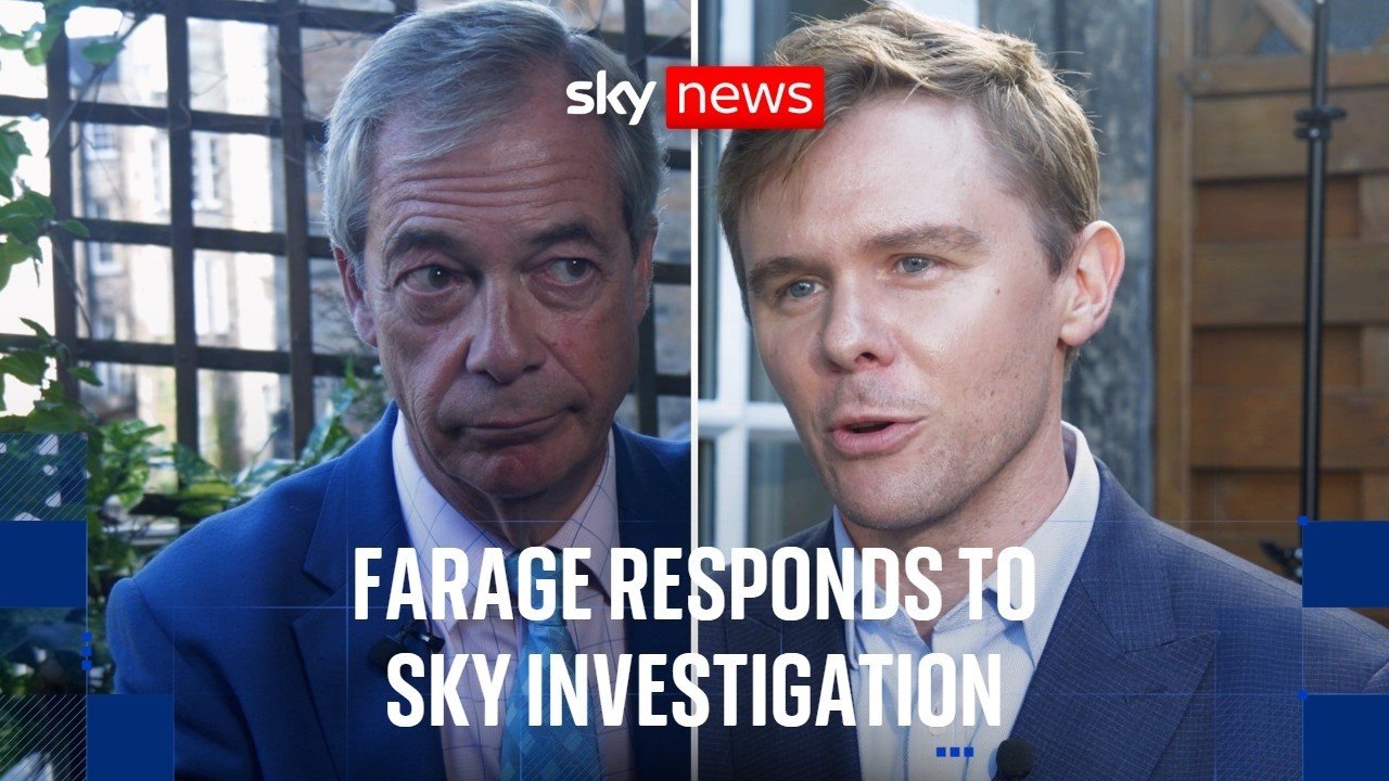 Farage responds to Sky's investigation into Reform-run Durham council