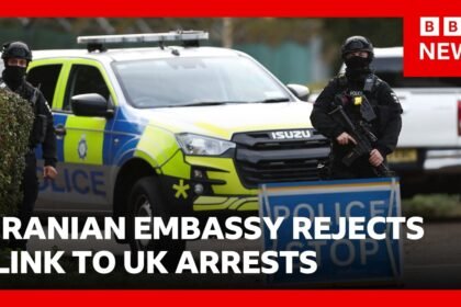 Iranian embassy rejects link to RAF Fairford arrests | BBC News