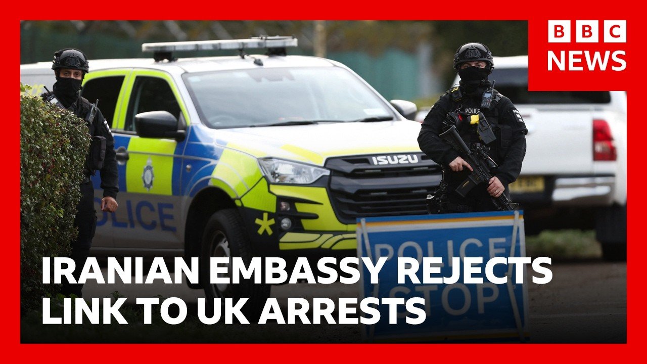 Iranian embassy rejects link to RAF Fairford arrests | BBC News