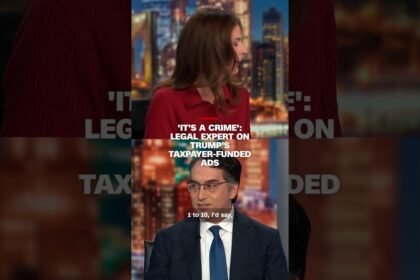 'It's a crime': Legal expert slams Trump's taxpayer-funded ads