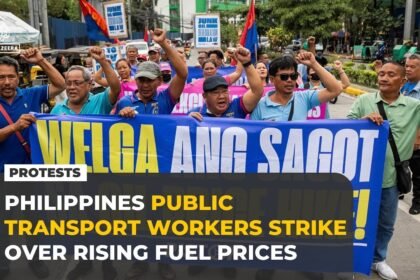 Philippines transport workers launch two-day strike over rising fuel prices