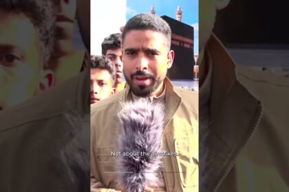 Mass rally in Yemen as Houthis deny targeting Mecca with drone