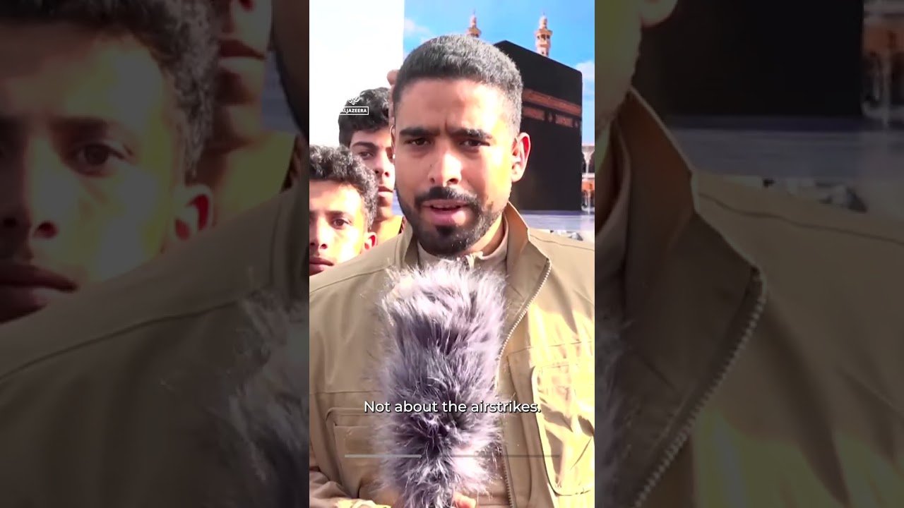 Mass rally in Yemen as Houthis deny targeting Mecca with drone
