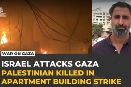 Israeli strike on Gaza City apartment kills Palestinian and wounds several