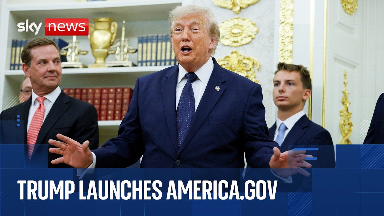 Trump unveils new AI-powered government website