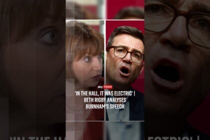 'In the hall, it was electric' | Beth Rigby analyses Burnham's speech