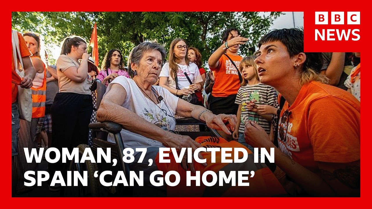 Spain announces new housing measures after protests over eviction of woman, 87 | BBC News