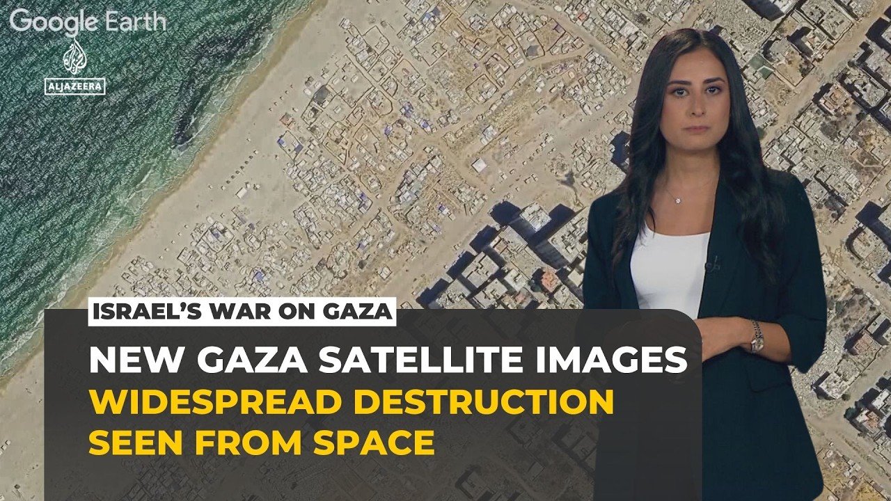 New satellite images reveal vast destruction across Gaza